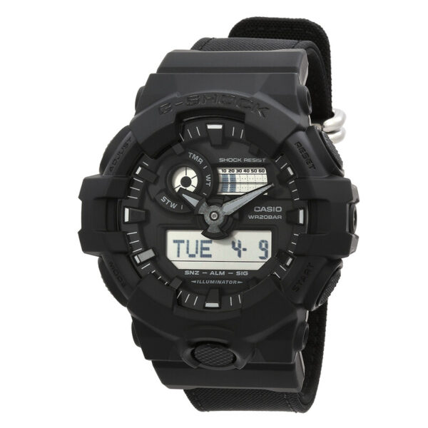 G-Shock Alarm Quartz Analog-Digital Black Dial Men's Watch