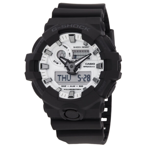 G-Shock Quartz Analog-Digital White Dial Men's Watch