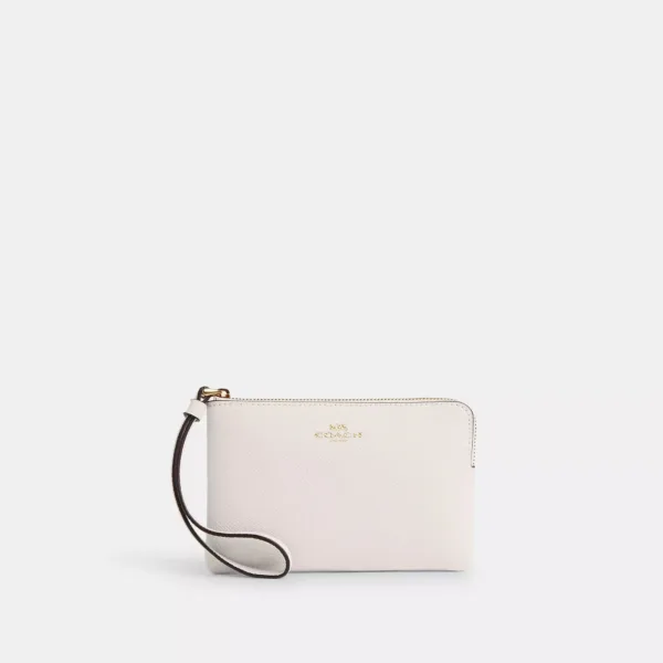 corner zip wristlet
