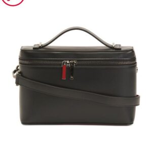 CHRISTIAN LOUBOUTIN Made In Italy Leather Djanis Top Handle Crossbody