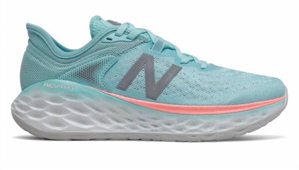 women's running course shoes in blue