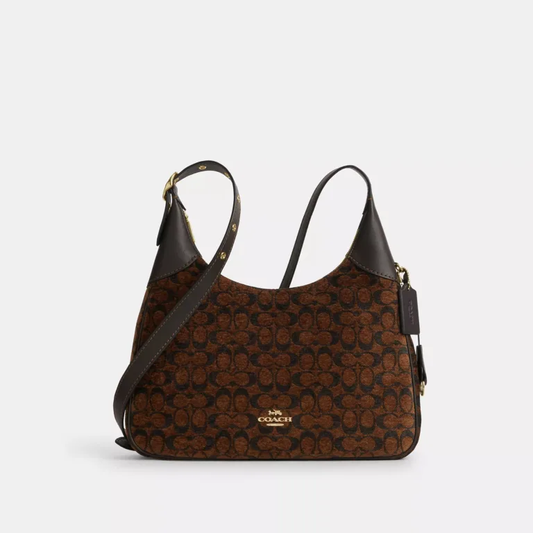 ella shoulder bag in signature chenille