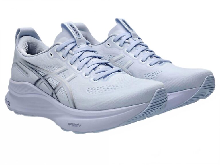 women's gel-kayano 32 shoe in blue fade/indigo fog