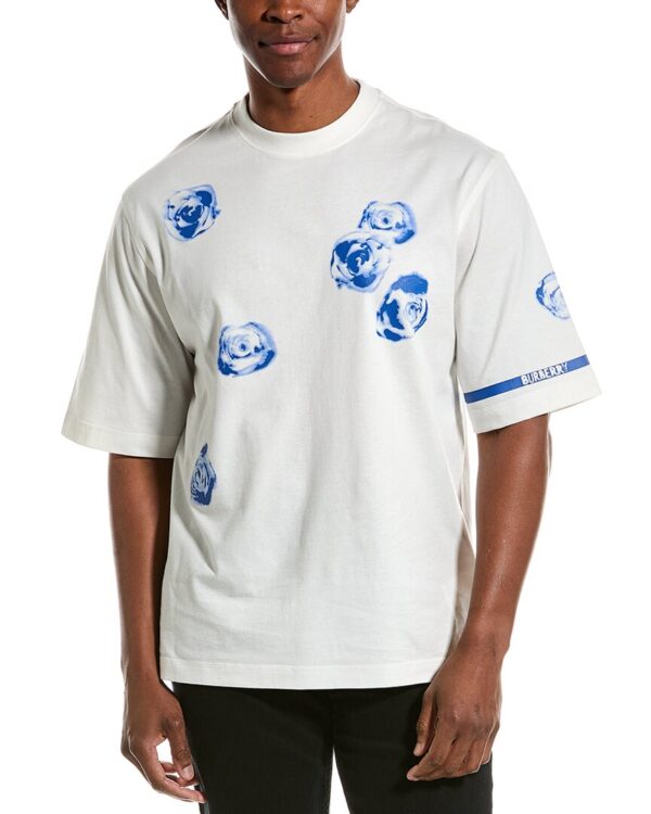 rose print t-shirt