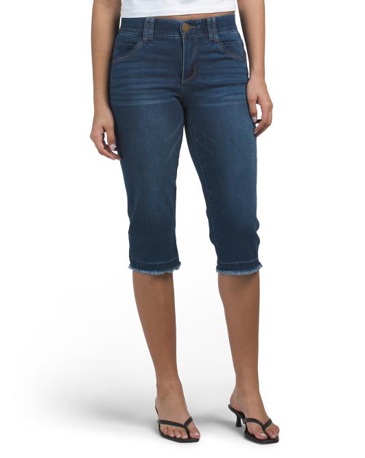 DEMOCRACY Ab Tech Skimmer With Fray Jeans