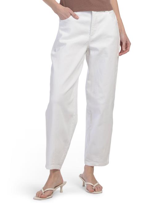 DEMOCRACY Ab Technology Five Pocket Sky Rise Barrel Leg Jeans