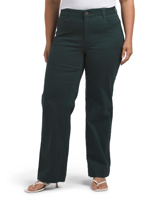 DEMOCRACY Plus Ab Solution Skyrise Wide Leg Jeans