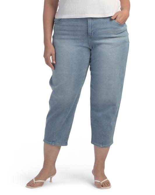 DEMOCRACY Plus Ab Tech Barrel Jeans