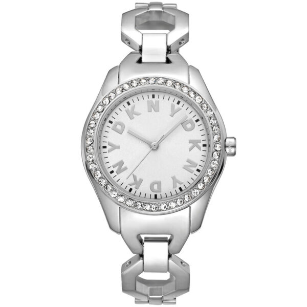 Fashion Silver-tone Dial Ladies Watch