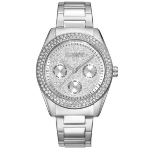 Fashion Silver-tone Dial Ladies Watch