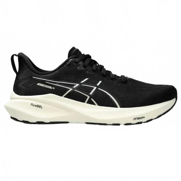 women's gt-2000 13 running shoe in black/white