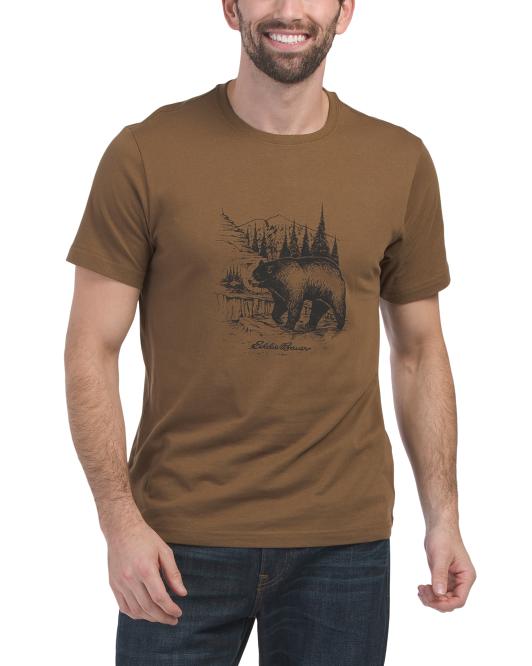 EDDIE BAUER Throwback Bear Graphic Tee
