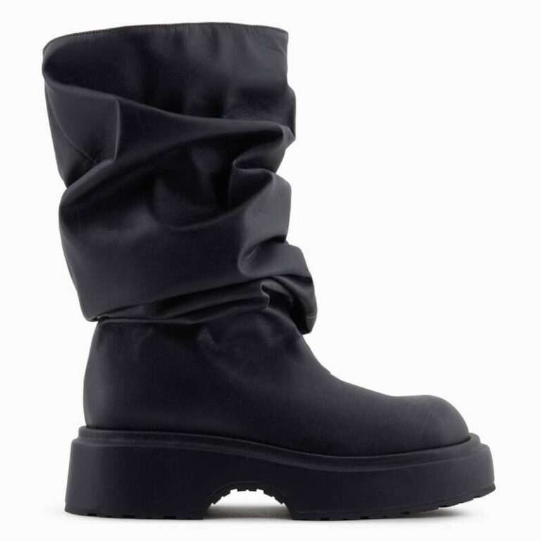 Draped Chunky Boots