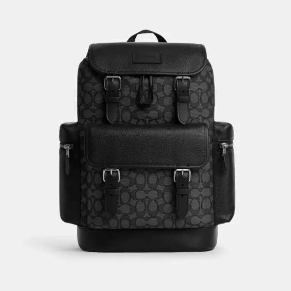 sprint backpack in signature jacquard