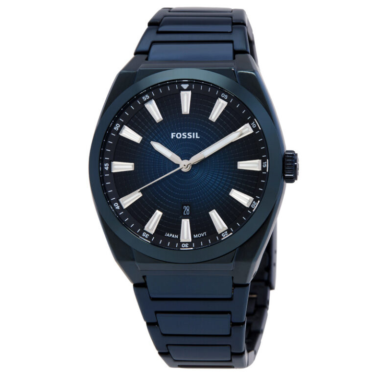 Everett Quartz Blue Dial Men's Watch