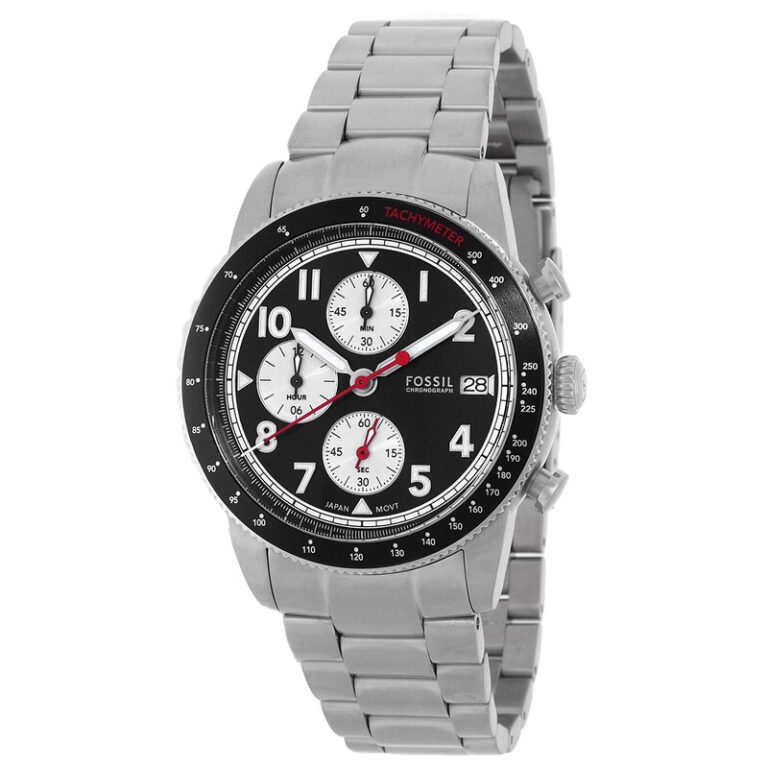 Sport Tourer Chronograph Quartz Black Dial Men's Watch