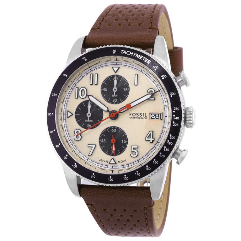 Sport Tourer Chronograph Quartz White Dial Men's Watch