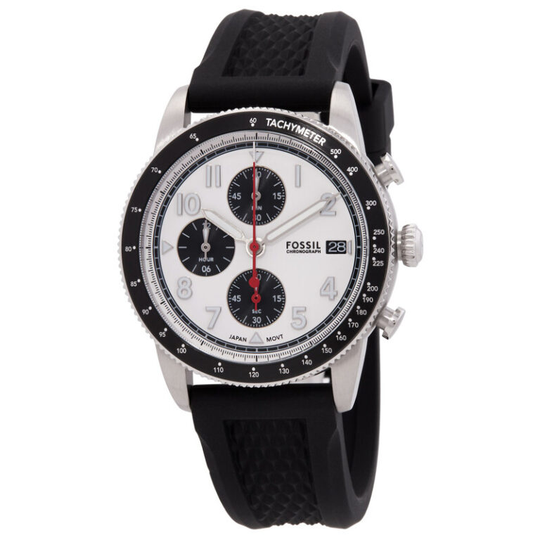 Sport Tourer Chronograph Quartz White Dial Men's Watch