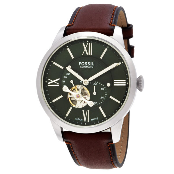 Townsman Automatic Green Open Heart Dial Men's Watch