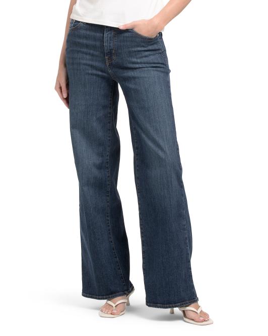 FRAME The High Rise Wide Leg Jeans