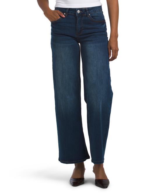 HONEY MONDAY Slim Wide Leg Jeans