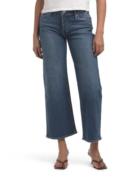 HUDSON Rosie High Rise Wide Leg Ankle Jeans