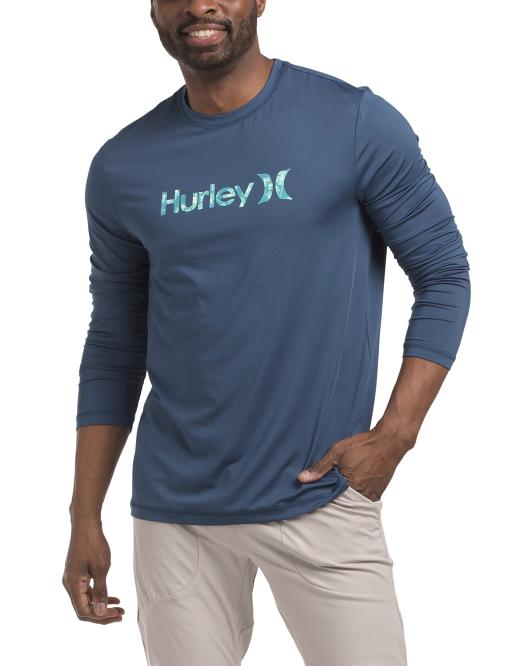 HURLEY O And O Upf 50 Flower Long Sleeve Sunshirt