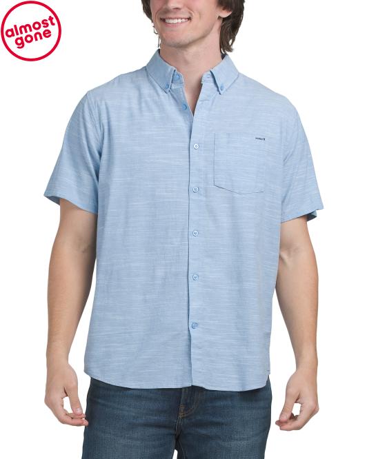 HURLEY Oando Collared Short Sleeve Shirt