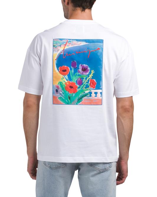 INIMIGO Made In Portugal Cotton Flower Patch Tee