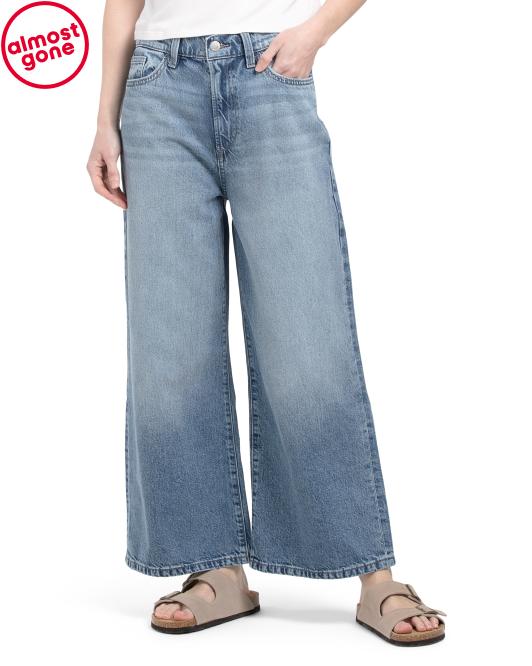 JOE'S Wide Leg Cropped Jeans