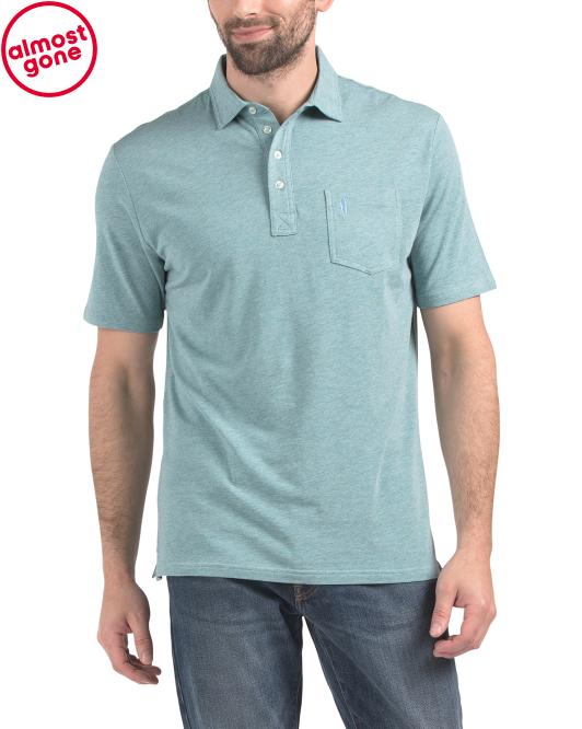 JOHNNIE-O Heathered Original Polo
