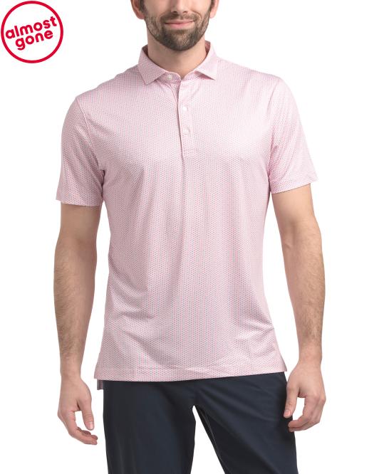 JOHNNIE-O Upf 50 Emillio Performance Jersey Polo