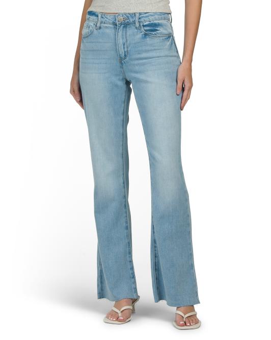 JOIE 5 Pocket Denim Mid Rise Flared Pants