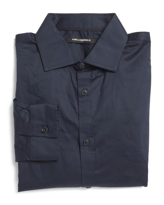 KARL LAGERFELD Men's Designer Dress Shirt