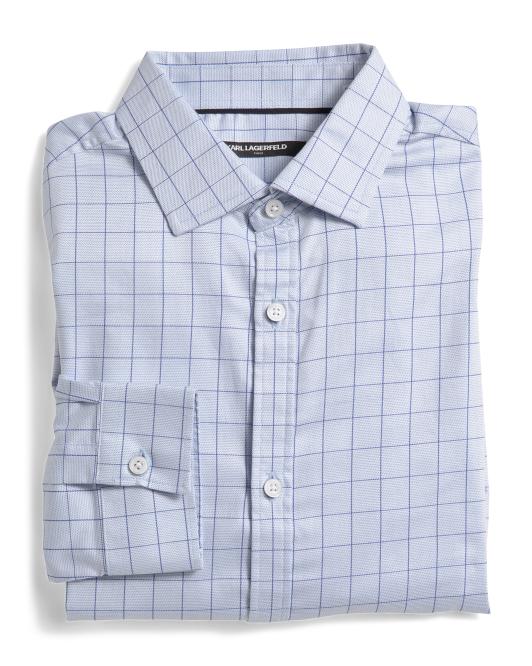 KARL LAGERFELD Men's Designer Dress Shirt