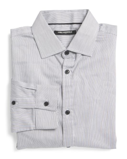 KARL LAGERFELD Men's Designer Dress Shirt