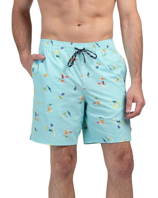 LANDS END Hydro Lined Volley Swim Shorts