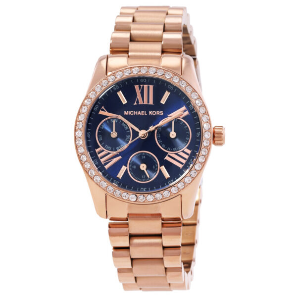 Mini Lexington Chronograph Quartz Crystal Ladies Watch MK4926