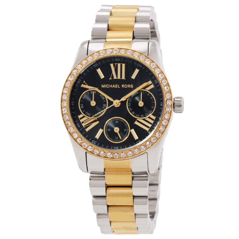 Mini Lexington Quartz Black Dial Ladies Watch MK4925