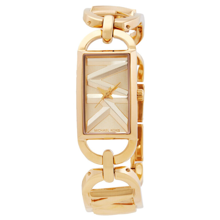MK Empire Quartz Gold Dial Ladies Watch