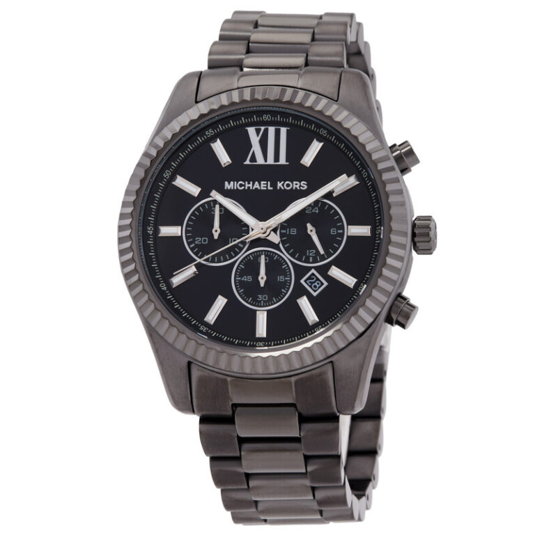 Oversized Lexington Chronograph Men's Watch and Bracelet Set