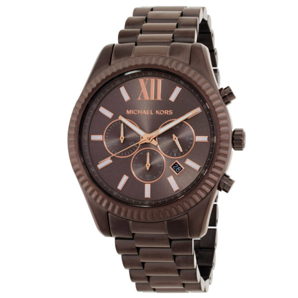 Oversized Lexington Chronograph Quartz Brown Dial Men's Watch
