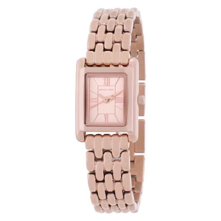 Petite Essex Quartz Rose Gold Dial Ladies Watch MK4998