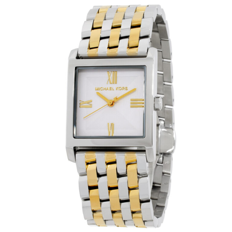 Petite Georgie Quartz Silver Dial Ladies Watch MK4935