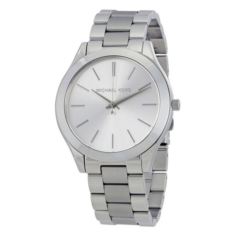 Runway Silver Dial Ladies Watch MK3178