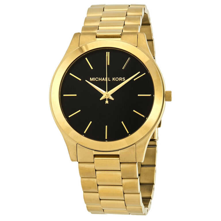 Slim Runway Black Dial Men's Watch