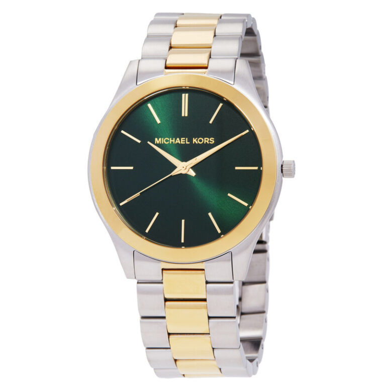 Slim Runway Quartz Green Dial Men's Watch