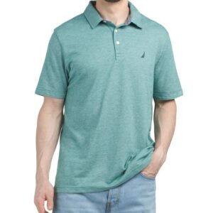 NAUTICA Short Sleeve Birdseye Polo