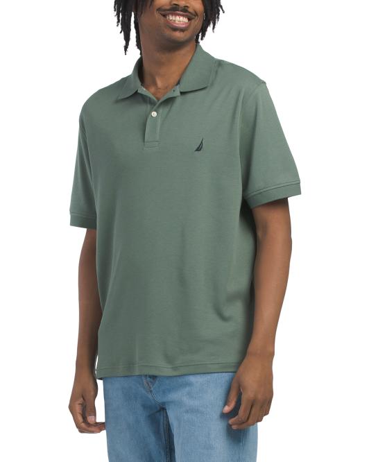 NAUTICA Short Sleeve Interlock Polo