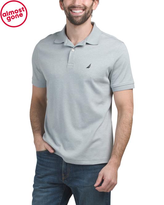 NAUTICA Short Sleeve Reef Interlock Polo